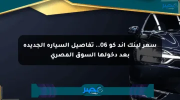 سعر لينك آند كو 06.. تفاصيل السيارة الجديدة بعد دخولها السوق المصري